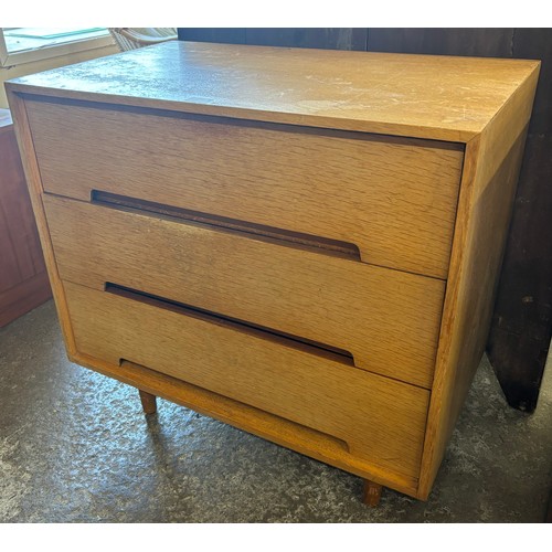 210 - A Stag C-Range oak chest of drawers, designed by John & Sylvia Reid