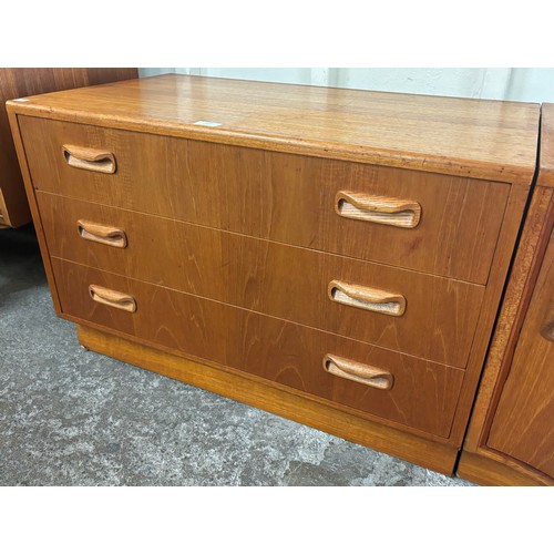 212 - A G-Plan Fresco teak chest of drawers