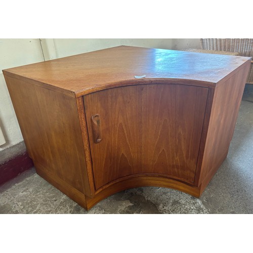 213 - A G-Plan Fresco teak corner cabinet