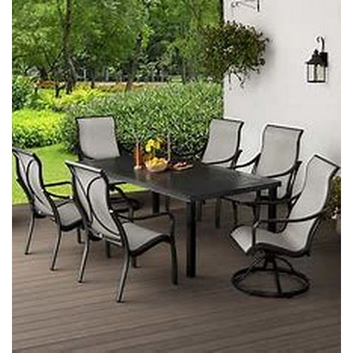 1518 - Agio Alki 7 piece Sling Dining Set, Original RRP £833.33 + vat (4208-1) *This lot is subject to vat