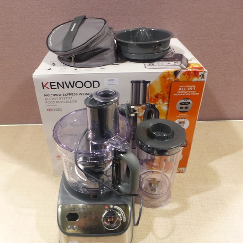 6207 - Kenwood Food Processor All In 1, Original RRP £109.99 + vat  (326A - 187) *This lot is subject to VA... 