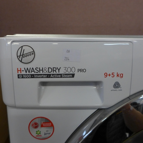 4010 - Hoover H-Wash + Dry 300 Pro Integrated Washing Machine (9+5kg) (552-204) *This lot is subject to VAT