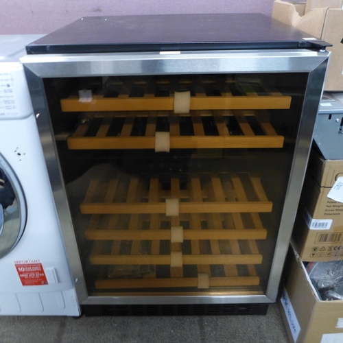 4011 - Viceroy 60cm Under Counter Wine Cooler - model no - WRWC60SS (552-97) *This lot is subject to VAT