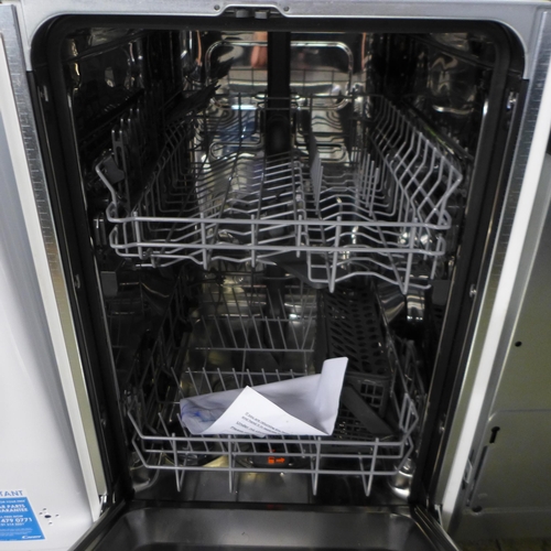 4014 - Zanussi Fully Integrated Slimline Dishwasher - model no - ZSLN1211 (552-95) *This lot is subject to ... 