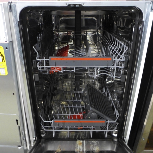 4015 - AEG Fully Integrated Slimline Dishwasher - model no - FSE62407P (552-206) *This lot is subject to VA... 