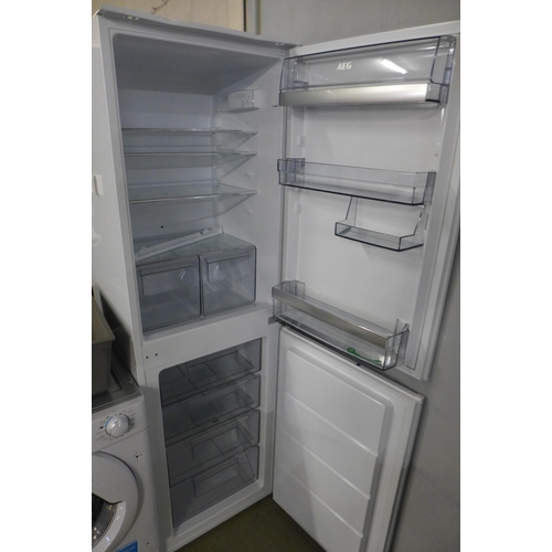 4021 - AEG  50/50 Fridge Freezer -model no - SCB718F3LS (552-58) *This lot is subject to VAT