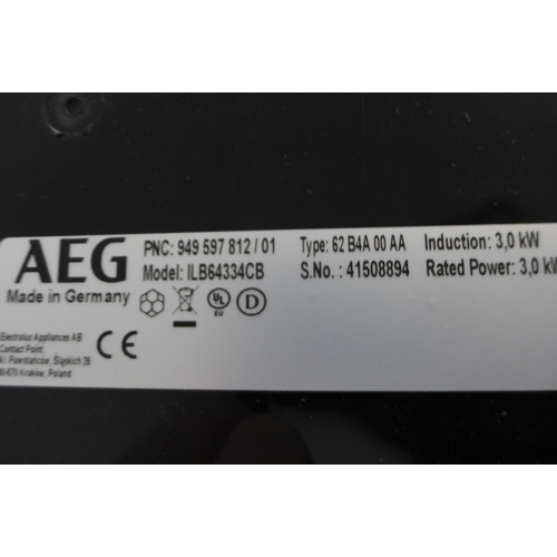 4022 - AEG 4 Zone Induction Hob - model no - ILB64334CB (552-61) *This lot is subject to VAT