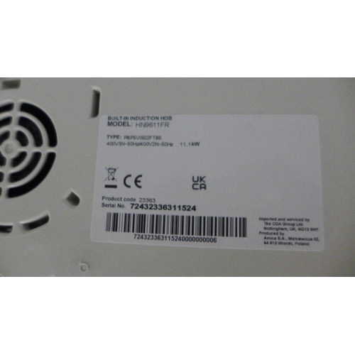 4023 - CDA  4 Zone Induction Hob -  model no - HN6111FR (552-83) *This lot is subject to VAT