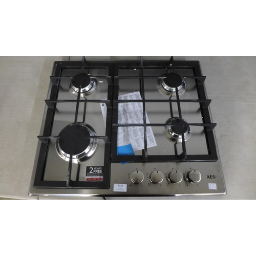 4029 - AEG Stainless Steel 4 Burner Gas Hob  (552-62) *This lot is subject to VAT