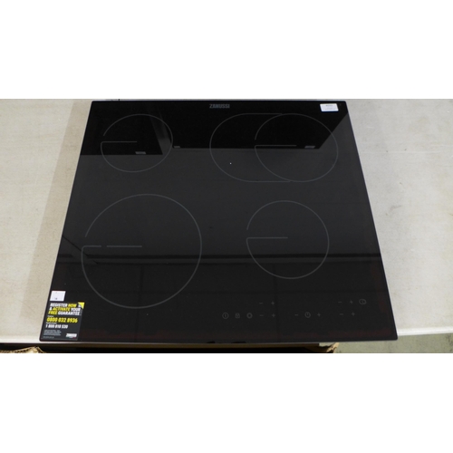 4032 - Zanussi Ceramic OvalZone 4 Zone Hob -  model no - ZHRN673K (552-56) *This lot is subject to VAT