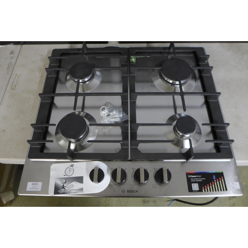 4035 - Bosch Gas 4 Burner Hob With Flameselect - model no - PCP6A5B90 (552-202) *This lot is subject to VAT