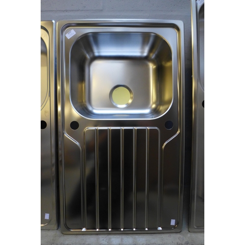 4064 - Andros 1.0 Bowl RVS Stainless Steel with Drainer (552-28) *This lot is subject to VAT