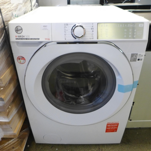 4067 - Hoover H-Wash 500 (14Kg) Washing Machine (552-133) *This lot is subject to VAT