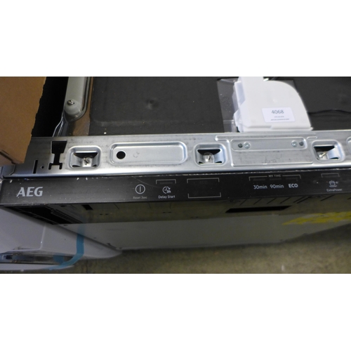 4068 - AEG Fully Integrated Sliding Hinge Dishwasher with MaxiFlex Drawer - Model: FSX529272 (552-137) *Thi... 