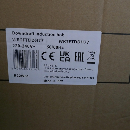 4081 - Two Karlson Flex Zone Induction Venting Hob - Both Broken (552-226, 227) *This lot is subject to VAT