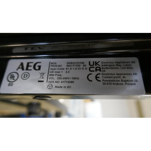 4087 - AEG  Built In Double Oven - model no - DEB331010M (552-82) *This lot is subject to VAT