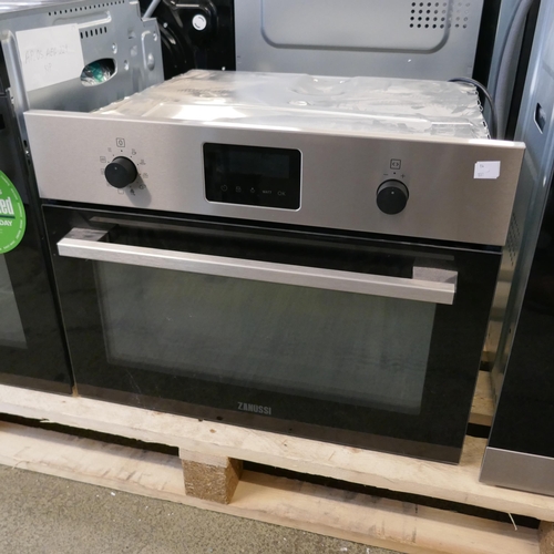 4088 - Zanussi Built-in Microwave with Grill - Stainless Steel  (552-111) *This lot is subject to VAT