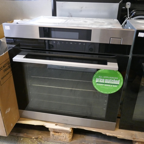 4090 - AEG Single Pyrolytic Steam Oven - model no - BSK774320M (552-107) *This lot is subject to VAT