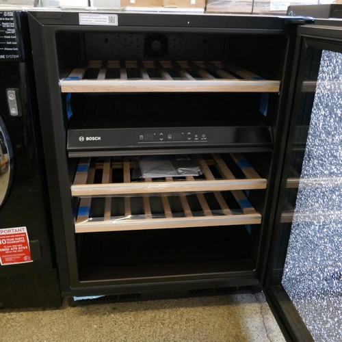 4094 - Bosch Serie 6 Under Counter Wine Cooler (Broken Outer Glass Door Panel) - model no - KUW21AHG0G (552... 