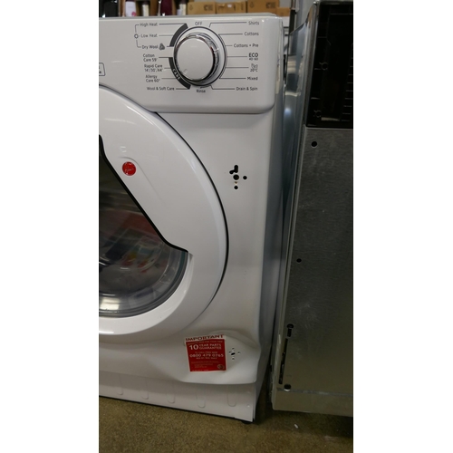 4099 - Hoover H-Wash + Dry 300 Lite Integrated Washer Dryer (8kg) - model no - HBD 485D1E (552-51) *This lo... 