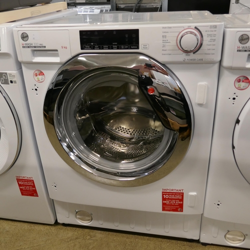 4100 - Hoover H-Wash 300 Pro Integrated Washing Machine (9kg) - model no - HBWS 49D1E (552-52) *This lot is... 