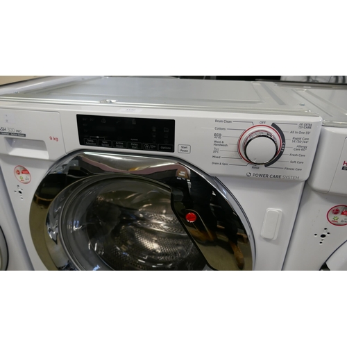 4100 - Hoover H-Wash 300 Pro Integrated Washing Machine (9kg) - model no - HBWS 49D1E (552-52) *This lot is... 