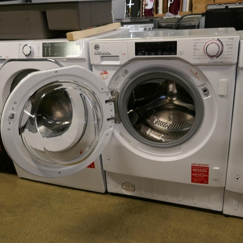 4100 - Hoover H-Wash 300 Pro Integrated Washing Machine (9kg) - model no - HBWS 49D1E (552-52) *This lot is... 