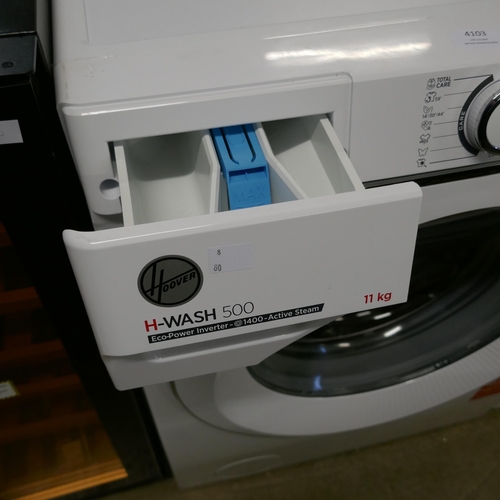 4103 - Hoover H-Wash 500 Freestanding Washing Machine (11kg) -  (552-80) *This lot is subject to VAT