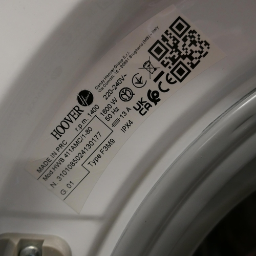 4103 - Hoover H-Wash 500 Freestanding Washing Machine (11kg) -  (552-80) *This lot is subject to VAT