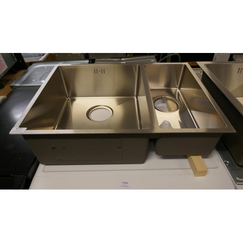 4104 - Idro 1.5 Bowl RHD Stainless Steel Sink (552-101) *This lot is subject to VAT