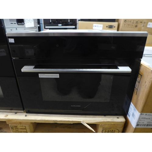 4077 - Karlson Compact Combination Microwave Oven - Stainless Steel (552-220) *This lot is subject to VAT