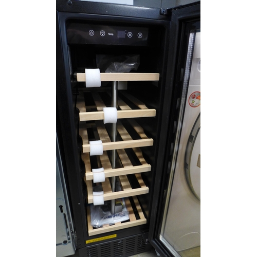 4105 - Viceroy 30cm Under Counter Wine Cooler - model no - WRWC30BK (552-150) *This lot is subject to VAT