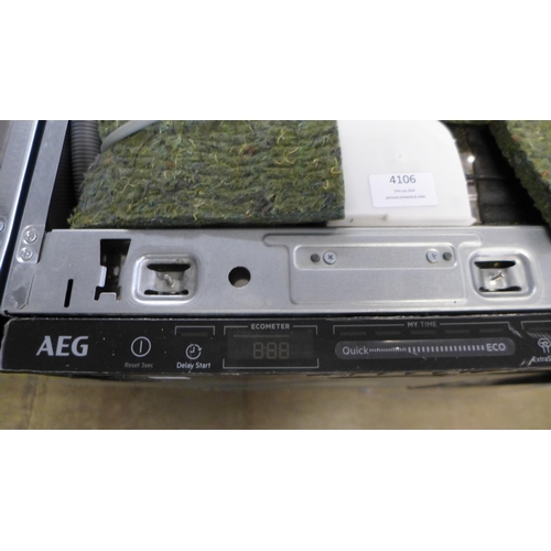 4106 - AEG Fully Slimline Integrated Sliding Hinge Dishwasher with MaxiFlex Drawer (552-144) *This lot is s... 