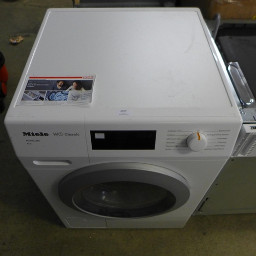 4109 - Miele W1 Classic Homecare Eco Washing Machine - Model: WDB036 (552-7) *This lot is subject to VAT