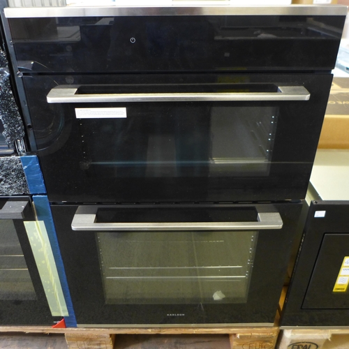 4114 - Karlson Double Oven Stainless Steel - Model: TFTDOVSS  (552-87) *This lot is subject to VAT