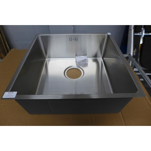 4119 - Stainless Steel 1.0 Bowl Sink (552-105) *This lot is subject to VAT