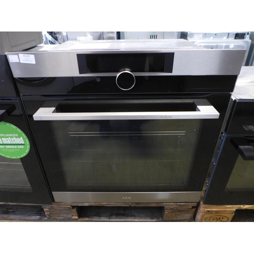 4120 - AEG Pyrolytic Single Oven - model no - BPK842720M (552-10) *This lot is subject to VAT