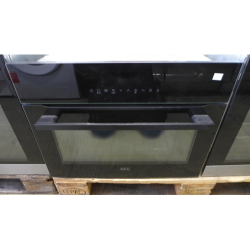 4121 - AEG Compact Combination Microwave Oven - model no - KME761000B (552-9) *This lot is subject to VAT