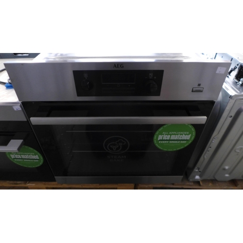 4125 - AEG Single Pyrolytic Steam Oven - model no - BPK351020M (552-15) *This lot is subject to VAT