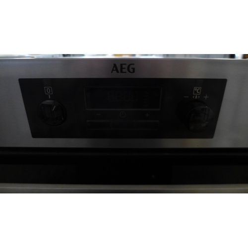 4125 - AEG Single Pyrolytic Steam Oven - model no - BPK351020M (552-15) *This lot is subject to VAT