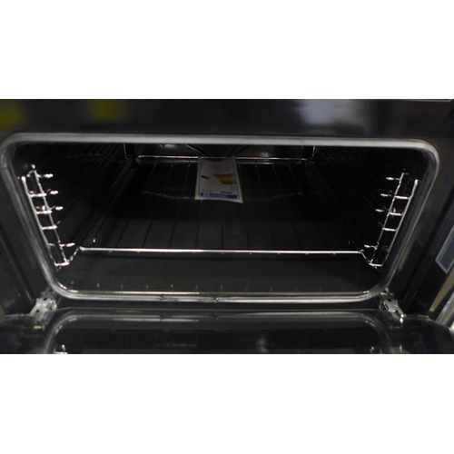 4128 - Zanussi Built In Multifunction Double Oven - model no - ZOD35661XK (552-16) *This lot is subject to ... 