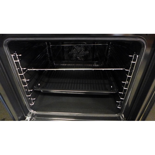 4128 - Zanussi Built In Multifunction Double Oven - model no - ZOD35661XK (552-16) *This lot is subject to ... 