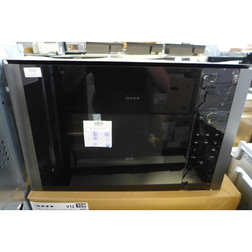 4132 - Neff N50 Wall Microwave - model no - HLAWD23N0B (Damaged Control Panel) (552-78) *This lot is subjec... 