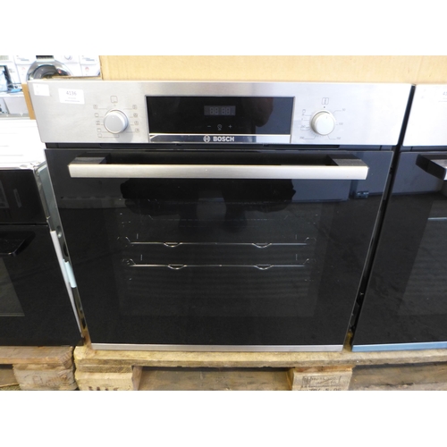 4136 - Bosch Serie 4 Single Oven - model no - HBS534BS0B (552-79) *This lot is subject to VAT