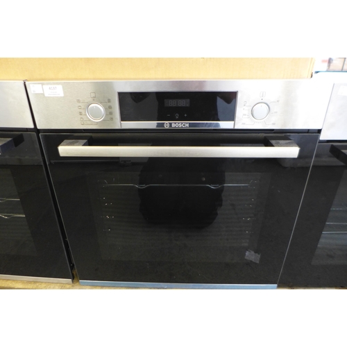 4137 - Bosch Serie 4 Single Oven - model no - HBS534BS0B (552-181) *This lot is subject to VAT