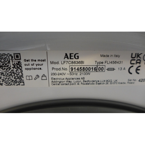 4141 - AEG 7000 Series ProSteam Integrated Washing Machine 8kg (552-186) *This lot is subject to VAT