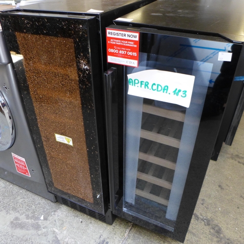 4144 - 2x Mixed Wine Coolers inc viceroy/CDA ( one door damaged) (552-112, 228) *This lot is subject to VAT