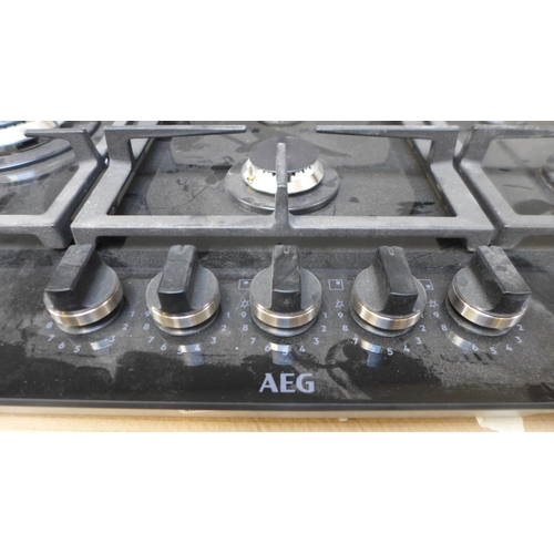 4146 - AEG Gas on Glass 5 Burner Hob   (552-63) *This lot is subject to VAT