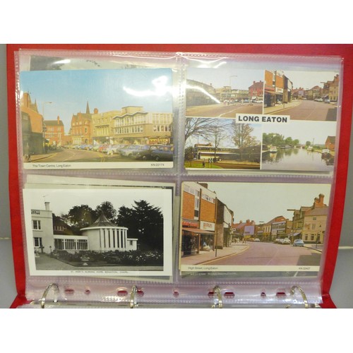 656 - Album of 80 Derby and Derbyshire (as far north as Matlock) postcards