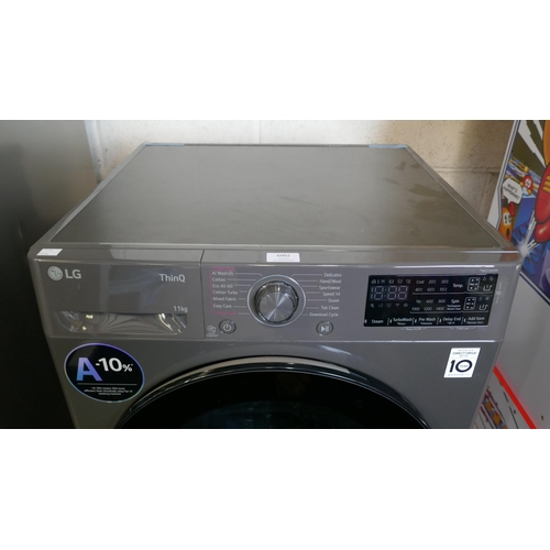 6002 - Lg 11Kg Slate Grey Washing Machine - Model F4Y511Gbla1, Original RRP £608.33 + vat (326A - 120) *Thi... 